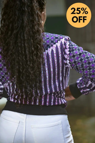 AMMA PURPLE MULTIWAY JACKET Coats & Jackets