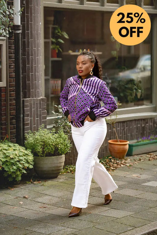 AMMA PURPLE MULTIWAY JACKET Coats & Jackets