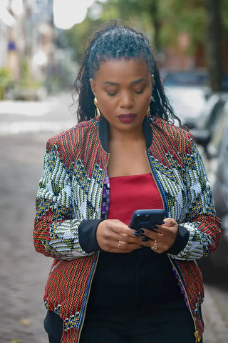 AMMA PURPLE MULTIWAY JACKET Coats & Jackets