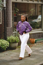 AMMA PURPLE MULTIWAY JACKET Coats & Jackets