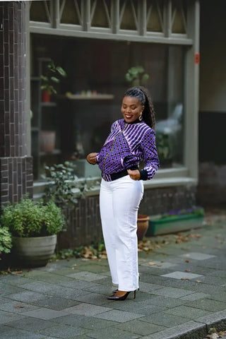 AMMA PURPLE MULTIWAY JACKET Coats & Jackets