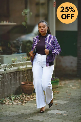 AMMA PURPLE MULTIWAY JACKET Coats & Jackets