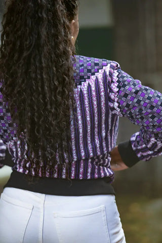 AMMA PURPLE MULTIWAY JACKET Coats & Jackets