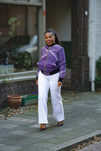 AMMA PURPLE MULTIWAY JACKET Coats & Jackets