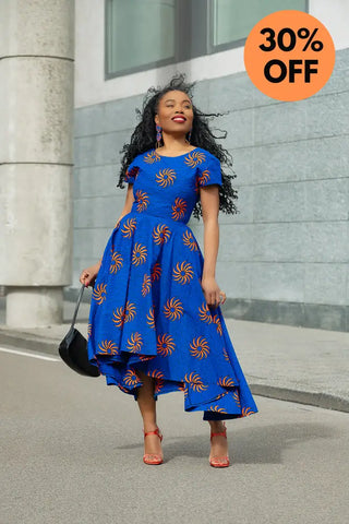 ANTONIA BLUE HIGH LOW DRESS Women’s Dress