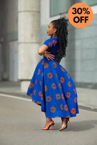 ANTONIA BLUE HIGH LOW DRESS Women’s Dress