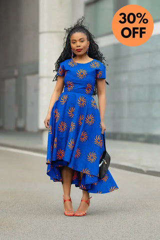 ANTONIA BLUE HIGH LOW DRESS Women’s Dress