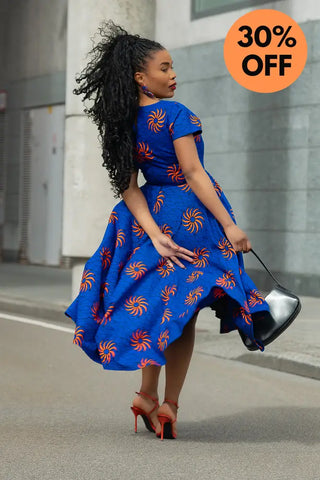 ANTONIA BLUE HIGH LOW DRESS Women’s Dress