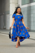 ANTONIA BLUE HIGH LOW DRESS Women’s Dress