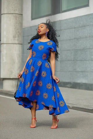 ANTONIA BLUE HIGH LOW DRESS Women’s Dress