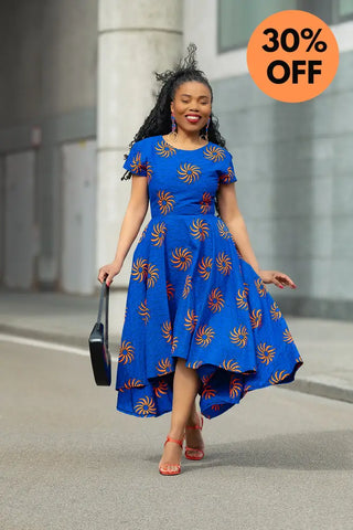 ANTONIA BLUE HIGH LOW DRESS Women’s Dress