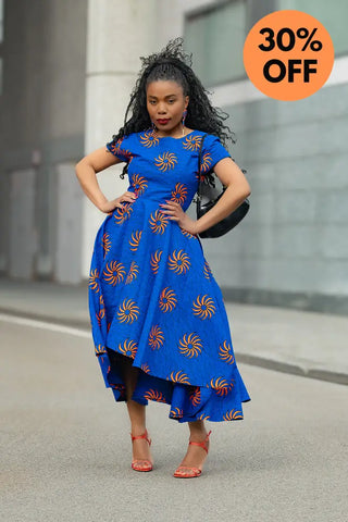 ANTONIA BLUE HIGH LOW DRESS Women’s Dress