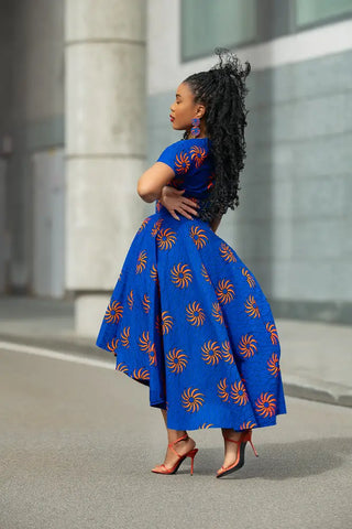 ANTONIA BLUE HIGH LOW DRESS Women’s Dress