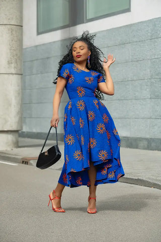 ANTONIA BLUE HIGH LOW DRESS Women’s Dress