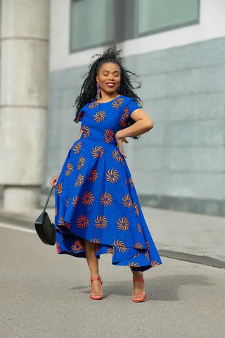 ANTONIA BLUE HIGH LOW DRESS Women’s Dress