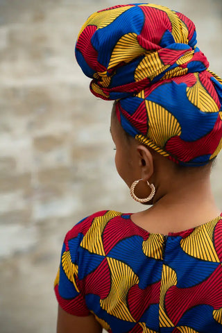 Antonia Multicoloured Headwrap Dresses