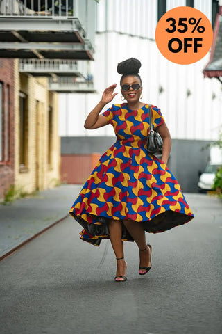 Antonia Multicoloured High Low Dress Dresses