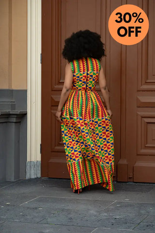 Asana Kente Maxi Dress Dresses