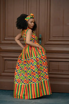Asana Kente Maxi Dress Dresses