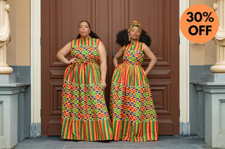 Asana Kente Maxi Dress Dresses