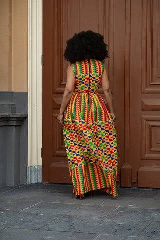 Asana Kente Maxi Dress Dresses