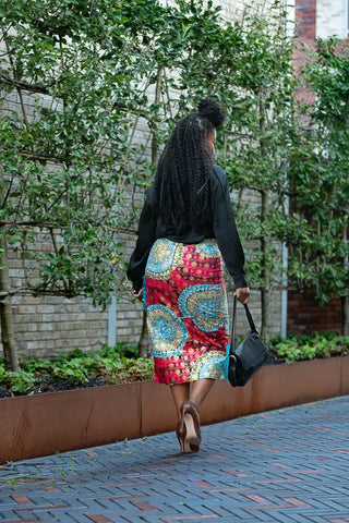 Awele Tassle Gold Skirt Apparel & Accessories