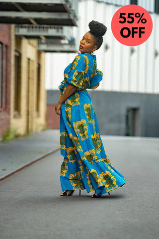 Ayaoba Square Neck Maxi Dress Dresses