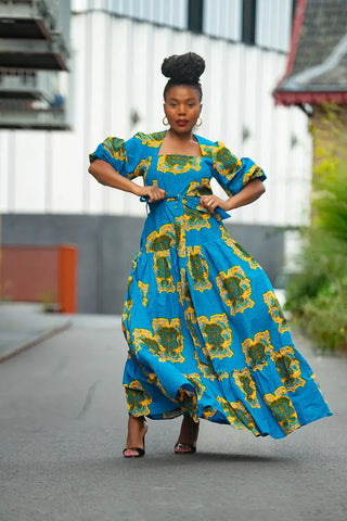 Ayaoba Square Neck Maxi Dress Dresses