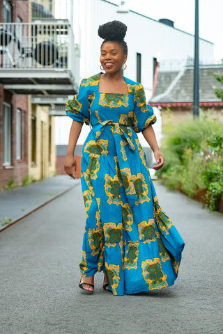 Ayaoba Square Neck Maxi Dress Dresses