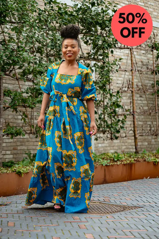 Ayaoba Square Neck Maxi Dress Dresses