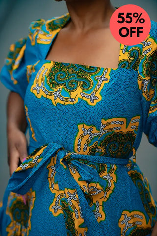 Ayaoba Square Neck Maxi Dress Dresses