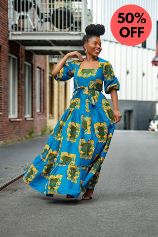 Ayaoba Square Neck Maxi Dress Dresses