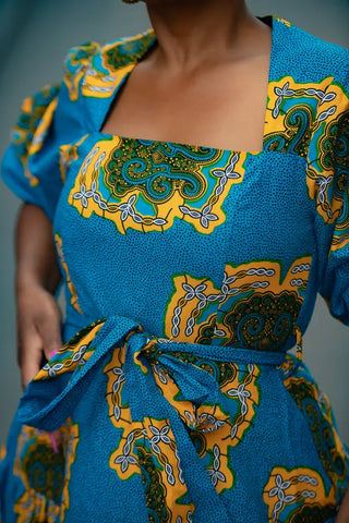 Ayaoba Square Neck Maxi Dress Dresses