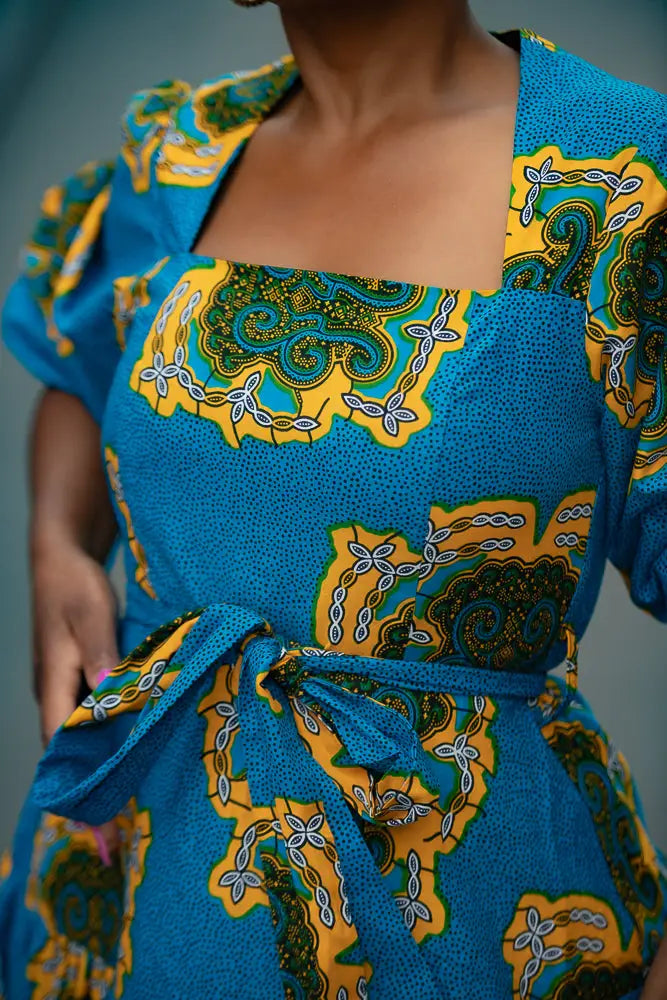 Ayaoba Square Neck Maxi Dress Dresses