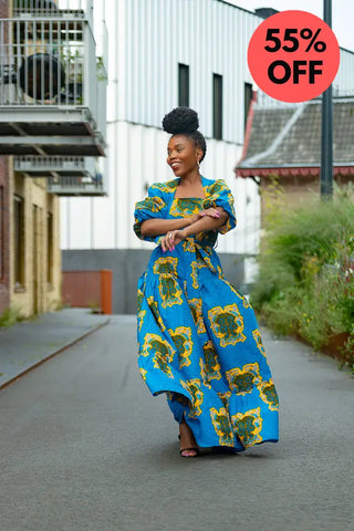 Ayaoba Square Neck Maxi Dress Dresses