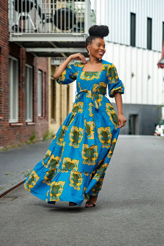 Ayaoba Square Neck Maxi Dress Dresses