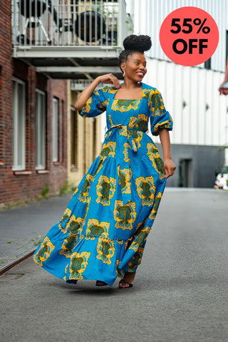 Ayaoba Square Neck Maxi Dress Dresses