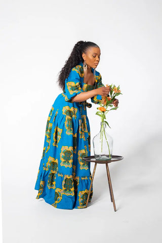 Ayaoba Square Neck Maxi Dress Dresses