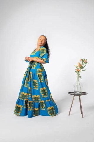 Ayaoba Square Neck Maxi Dress Dresses