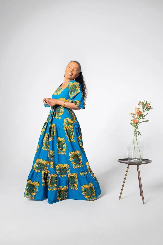 Ayaoba Square Neck Maxi Dress Dresses