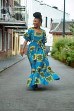 Ayaoba Square Neck Maxi Dress Dresses