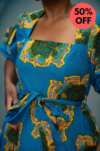 Ayaoba Square Neck Maxi Dress Dresses