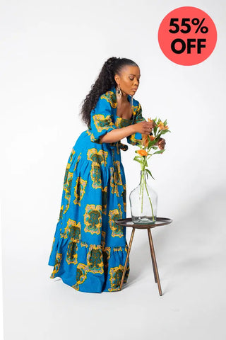 Ayaoba Square Neck Maxi Dress Dresses