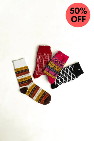 Aztec Set UK 4-8/EU 36-41 Socks