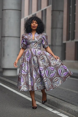 BEVERLY BROWN AND SILVER DRESS Women’s Dress