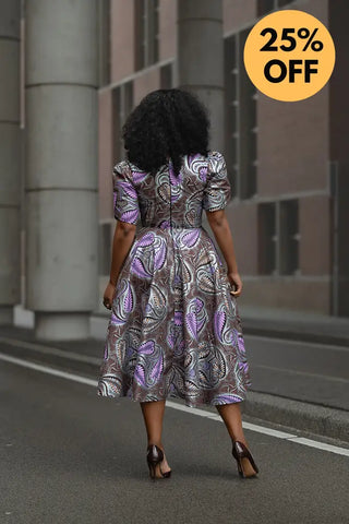 BEVERLY BROWN AND SILVER DRESS Women’s Dress