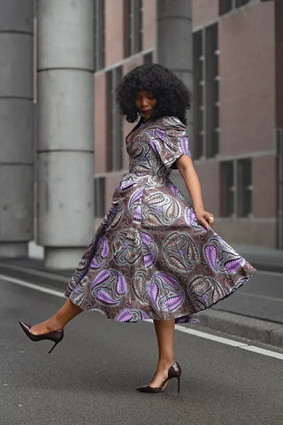 BEVERLY BROWN AND SILVER DRESS Women’s Dress