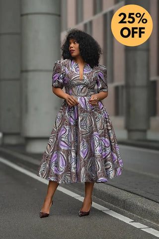 BEVERLY BROWN AND SILVER DRESS Women’s Dress