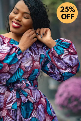 BISI BLUE AND PURPLE DRESS Women’s Dress