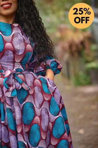 BISI BLUE AND PURPLE DRESS Women’s Dress